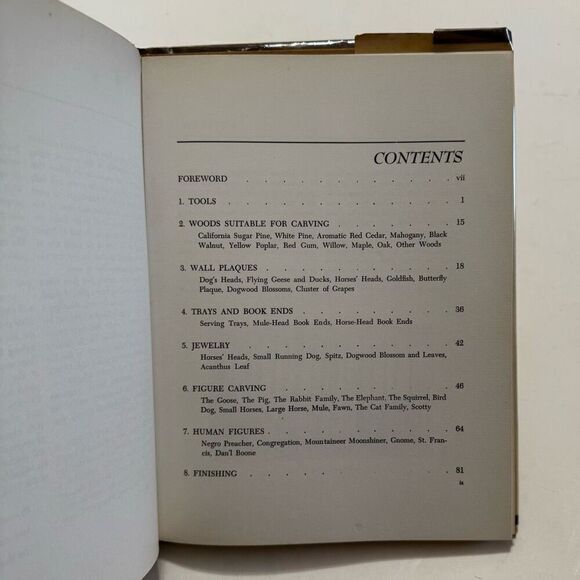 You Can Whittle and Carve by Hellum & Gottshall Hardback w/ Dust Cover 1942 - Picture 10 of 11